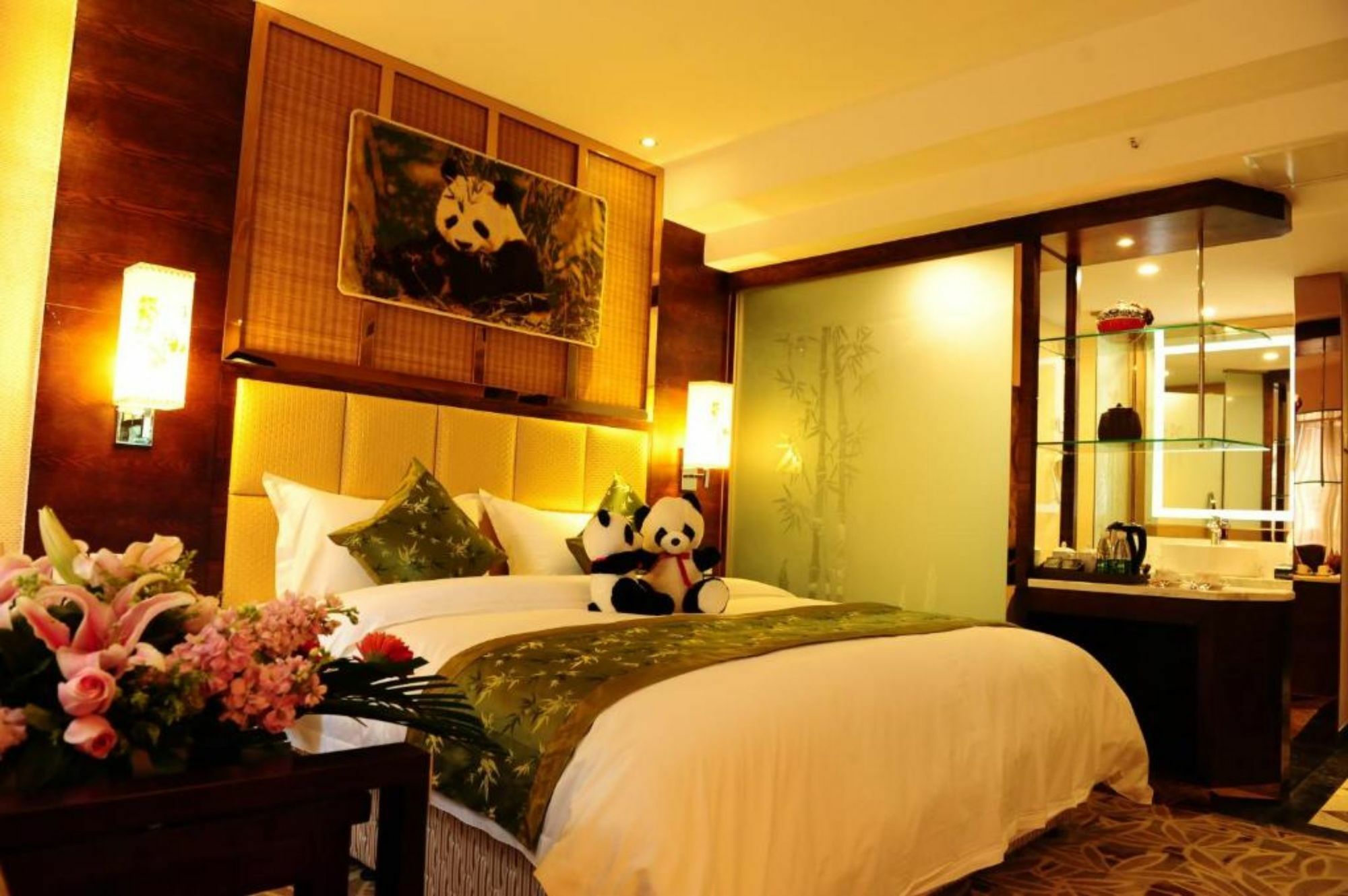 Chengdu Panda Prince Culture Hotel Экстерьер фото